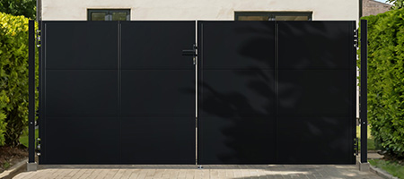 Cancello a battente acciaio