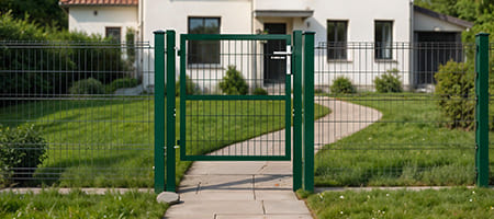 Cancello pedonale in rete