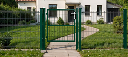 Cancello pedonale in rete